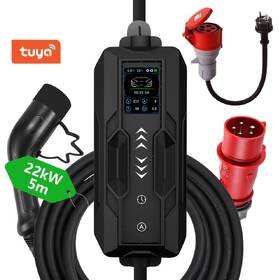 Cestovná nabíjacia stanica IMMAX SMART NEO LITE pro elektromobily EV/PHEV AC Type 2 22kW Tuya 

 obrázok produktu 9 z 11