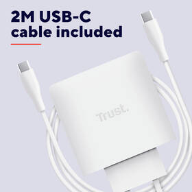 Nabíjačka do siete Trust MAXO 65W 2-Port GaN, USB-C biely

 obrázok produktu 13 z 13