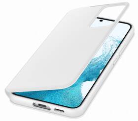 Puzdro na mobil flipové Samsung Clear View na Galaxy S22+ biele

 obrázok produktu 3 z 4