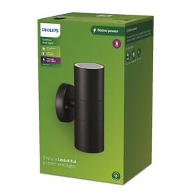 Nástenné svietidlo Philips Kylis 2 čierne

 obrázok produktu 4 z 4