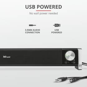 Soundbar Trust Asto čierny

 obrázok produktu 10 z 12