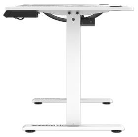Herný stôl ULTRADESK LEVEL V2 WHITE, 140×68cm, 72-117cm, XXL mouse pad biely

 obrázok produktu 7 z 14