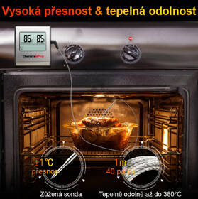 Teplomer do mäsa ThermoPro TP-16 strieborný

 obrázok produktu 5 z 6