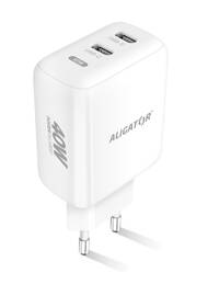 Nabíjačka do siete Aligator Power Delivery 40W, 2xUSB-C biela

 obrázok produktu 1 z 3