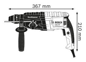 Kladivo Bosch Professional GBH 240 SET 

 obrázok produktu 3 z 6