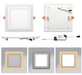 LED stropné svietidlo ECOLITE LED-DUO-S12W 

 obrázok produktu 1 z 2