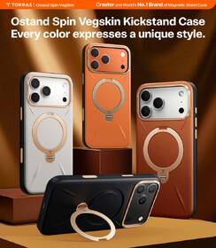 Kryt na mobil Torras Ostand Q3 Vegskin na Apple iPhone 17 Pro sivý

 obrázok produktu 6 z 6