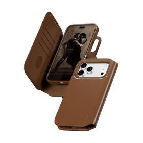 Puzdro na mobil flipové PanzerGlass CARE na Apple iPhone 18 Pro Max / 17 Pro Max Tango 2v1 Wallet MagSafe hnedé

 obrázok produktu 1 z 4