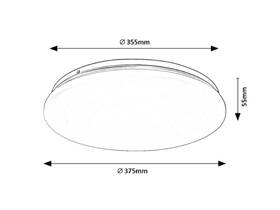 LED stropné svietidlo Rabalux Vendel 71106 biele

 obrázok produktu 6 z 6