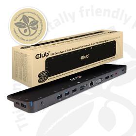 Dokovacia stanica Club3D USB-C, Triple Display DP 1.4 Alt mode Smart PD3.0 100 W 

 obrázok produktu 9 z 9