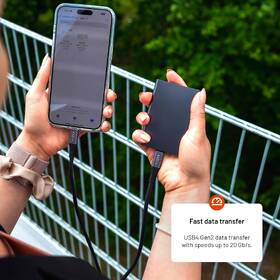 Kábel FIXED USB-C/USB-C, PD 3.1, 240W, 2 m sivý

 obrázok produktu 6 z 10