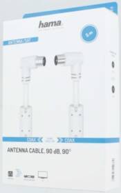 Koaxiálny kábel Hama anténní , 90DB, KOLmÝ, 5m, bílý 

 obrázok produktu 1 z 1
