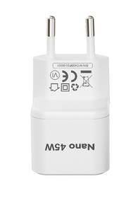 Nabíjačka do siete Cubenest PD Nano Adapter 65W N1D65 biela

 obrázok produktu 5 z 9