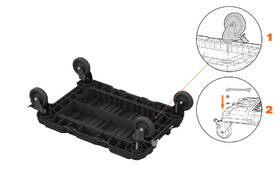 Prepravný vozík Keter ROC Pro Gear 2.0 262828 

 obrázok produktu 2 z 4