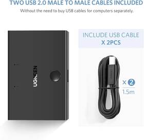 Redukcia UGREEN USB 2.0 Sharing Switch 2x1 čierna

 obrázok produktu 6 z 7