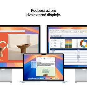 Notebook Apple 15" M4 10× GPU, 24GB, 512GB - strieborný SK 

 obrázok produktu 8 z 10
