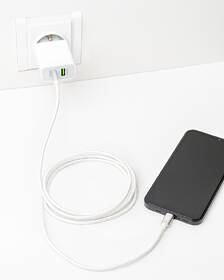 Kábel ERPOWER USB-C/Lightning, 1,2m biely

 obrázok produktu 1 z 1