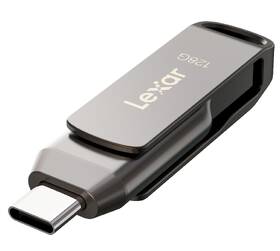 USB flashdisk Lexar JumpDrive D400 Dual, 128GB sivý

 obrázok produktu 4 z 6
