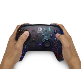 Gamepad PowerA Enhanced Wireless Controller na Nintendo Switch with Lumectra - Galactic Vortex čierny

 obrázok produktu 8 z 8