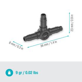 T-spojka Gardena MicroDrip System 4,6 mm (10 ks) 

 obrázok produktu 2 z 5