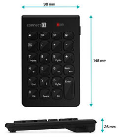 Klávesnica Connect IT NumCalc čierna

 obrázok produktu 4 z 6
