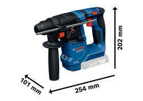 Vŕtacie kladivo Bosch Professional GBH 18V-18 (bez baterie) 

 obrázok produktu 1 z 10