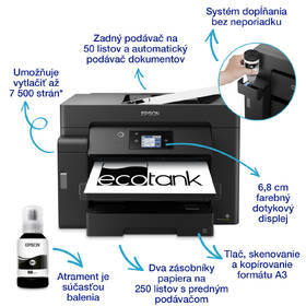 Tlačiareň multifunkčná Epson EcoTank M15140 čierna

 obrázok produktu 3 z 8