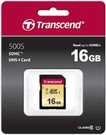 Pamäťová karta Transcend 500S SDHC 16GB UHS-I U1 (Class 10) (95R/60W) 

 obrázok produktu 1 z 1