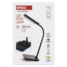 Stolná lampa EMOS KYLE, 300 lm, stmievanie, 5,5 W, studená/teplá/neutrálna biela čierna

 obrázok produktu 7 z 10