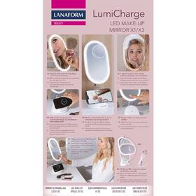 Zrkadlo kozmetické Lanaform X1/X3 LumiCharge biele

 obrázok produktu 6 z 9