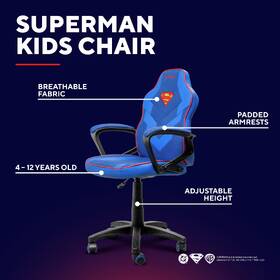 Herná stolička Trust GXT 703SM REVVO Kids Superman modrá

 obrázok produktu 4 z 8