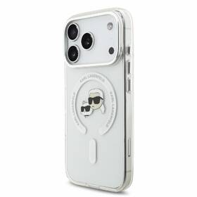 Kryt na mobil Karl Lagerfeld IML K&CH Heads Metal Frame MagSafe na Apple iPhone 18 Pro Max biely

 obrázok produktu 3 z 6