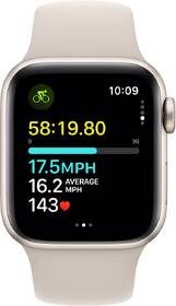Inteligentné hodinky Apple GPS 40mm puzdro z hviezdne bieleho hliníka - hviezdne biely športový remienok - S/M 

 obrázok produktu 5 z 5