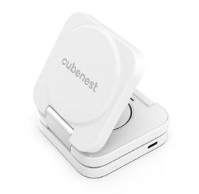 Bezdrôtová nabíjačka Cubenest E310 Pre 3v1 s podporou uchytenia MagSafe biela

 obrázok produktu 7 z 12
