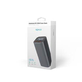 Powerbank Epico Aluminium 20000 mAh, PD 100 W sivý

 obrázok produktu 4 z 4