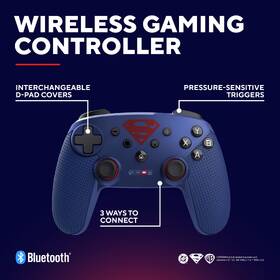 Gamepad Trust GXT 542SM Muta Superman, Bluetooth modrý

 obrázok produktu 5 z 9