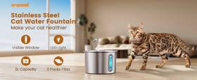 Inteligentná fontána Oneisall PWF-001 nerez

 obrázok produktu 1 z 7