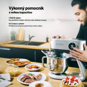 Kuchynský robot Lauben Kitchen Machine 1300SG strieborný

 obrázok produktu 14 z 15