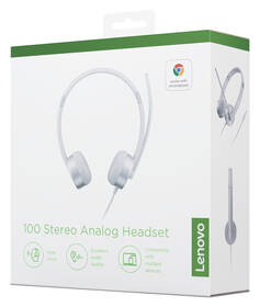 Headset Lenovo 100 Stereo Analog Headset biely

 obrázok produktu 5 z 5