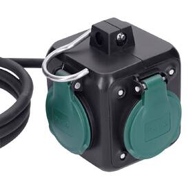 Kábel predlžovací Solight kocka, 3 zásuvky IP44, 3 x 1mm2, kábel guma H05RR-F, 5 m čierny

 obrázok produktu 2 z 6