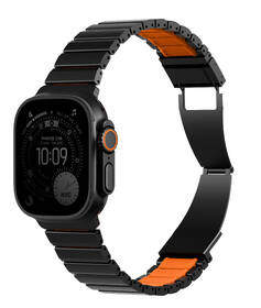 Remienok Uniq Strova Flex na Apple Watch 49/46/45/44 mm čierny/oranžový

 obrázok produktu 3 z 9