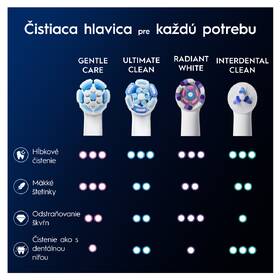 Náhradné hlavice Oral-B iO Gentle Care White (6 ks) biela

 obrázok produktu 8 z 8