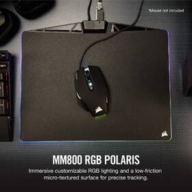 Podložka pod myš Corsair RGB Polaris MM800 35 x 26 cm čierna

 obrázok produktu 1 z 5