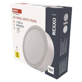 LED stropné svietidlo EMOS Nexxo 12,5, 17cm, 1100lm, neutrálna biela biele

 obrázok produktu 2 z 4