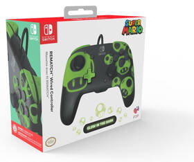 Gamepad PDP Rematch Glow Wired 1UP Mushroom - Nintendo Switch čierny

 obrázok produktu 9 z 9