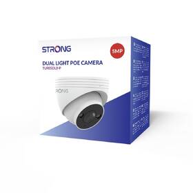 IP kamera Strong TUR05DL0-P, turret, 5Mpx, 1/3" CMOS, 101 ° diagonálne, IR+LED prísvit, mikrofón, PoE biela

 obrázok produktu 4 z 4