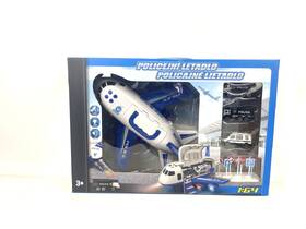 Lietadlo Alltoys Polícia s nákladným priestorom biele/modré

 obrázok produktu 2 z 2
