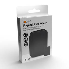 Peňaženka Solight na karty, MagSafe čierny

 obrázok produktu 10 z 10