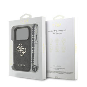 Kryt na mobil Guess PU 4G Metal Logo Strap na Apple iPhone 17 Pro čierny

 obrázok produktu 7 z 7