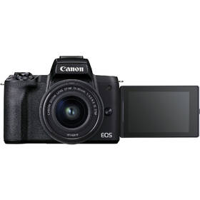 Digitálny fotoaparát Canon M50 Mark II + EF-M 15-45 + EF-M 55-200 čierny

 obrázok produktu 10 z 13